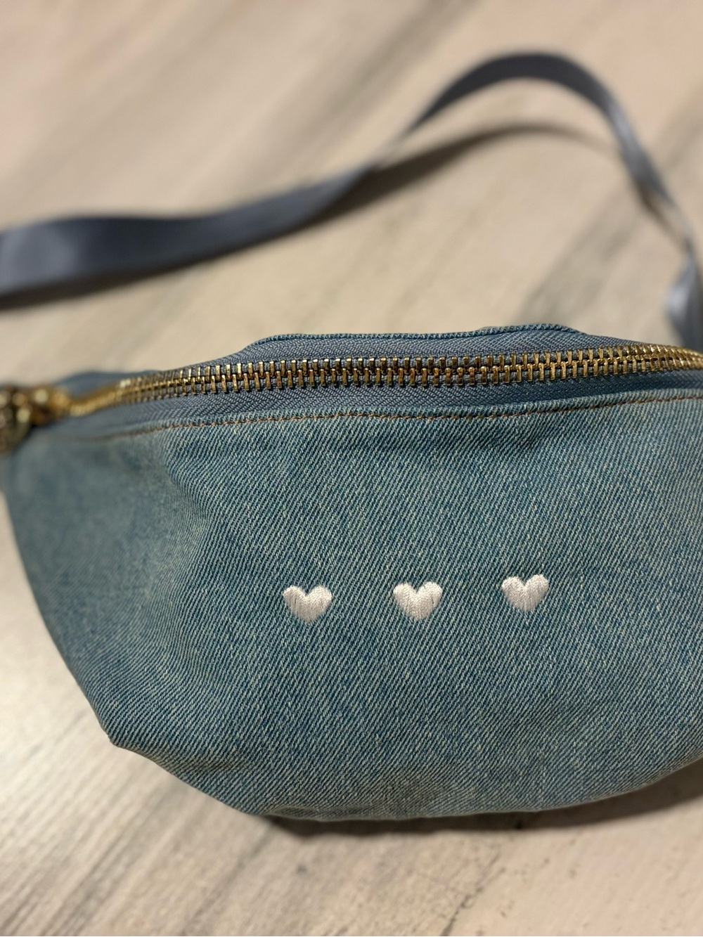 Stoney Clover Lane Denim Fanny Pack Regular Size (not Jumbo)